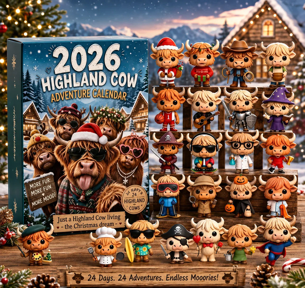 2026 Schotse Hooglander Adventskalender