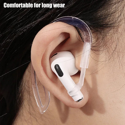 Transparante Siliconen Oorklemmen voor Airpods Verstelbare Antislip Sportaccessoires