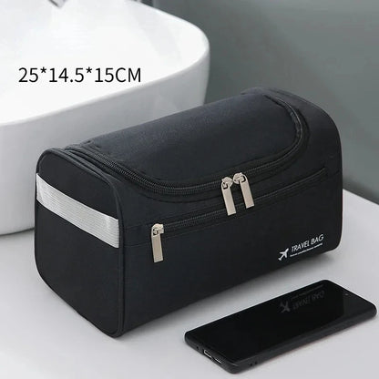 Hangende Toilettas voor Heren & Dames - Luxe PU-Lederen Dopp Kit
