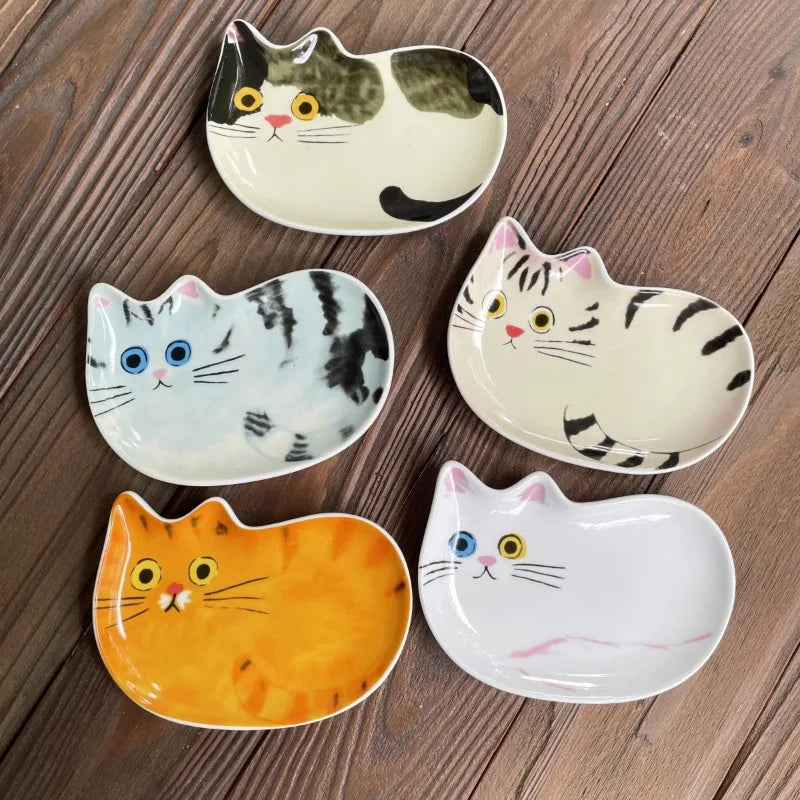 Japanse Kat Keramische Sausschaal - Schattig Dipschaaltje