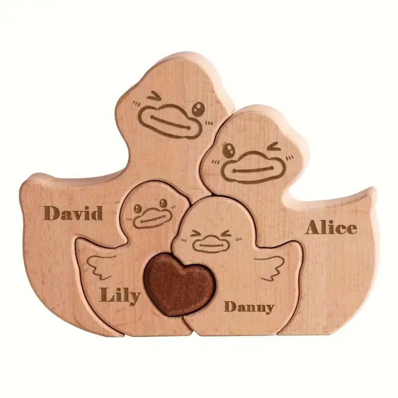 Wood Duck Family Puzzel