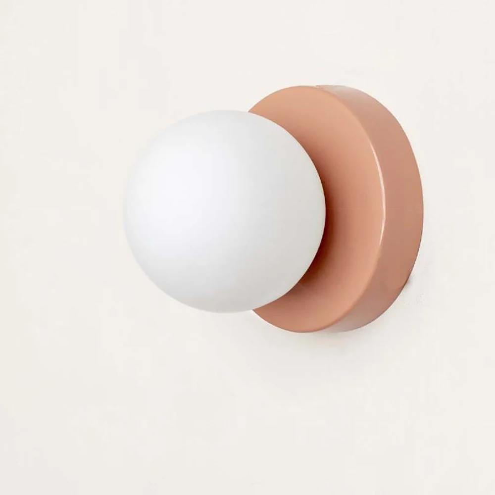 Moderne Scandinavische Glazen Bol Wandlamp - G9 LED Lamp