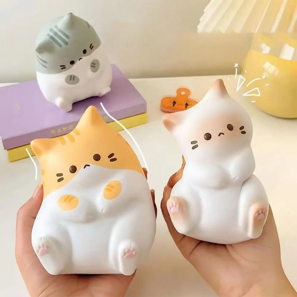 Schattige Kat Squishy - Zachte Anti-Stress Fidget voor Kattenliefhebbers