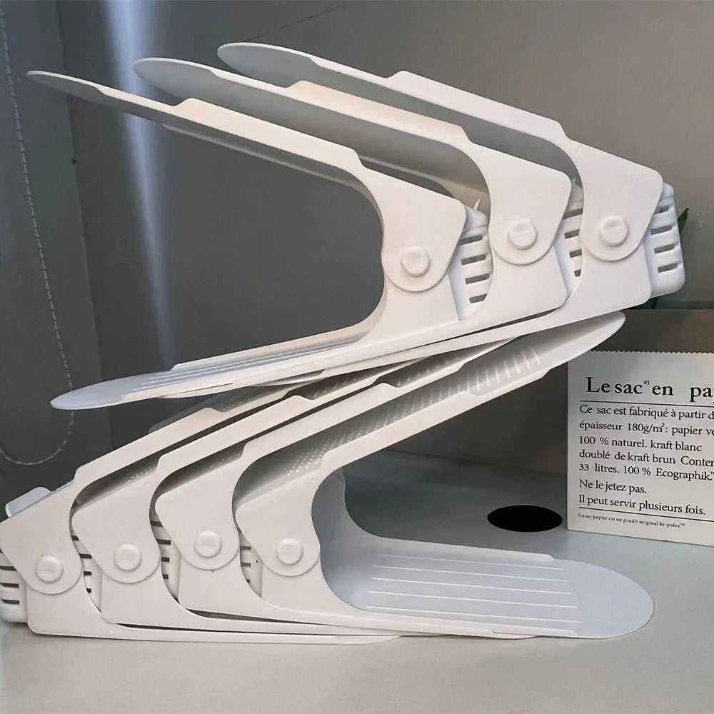 Verstelbare Schoenen-Stackers - Dubbellaagse Ruimtebesparende Organizers