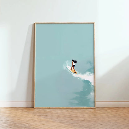 Strand & Zee Canvas Poster - Tropische Wanddecoratie Print
