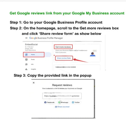 NFC Google Review Kaart - Eenvoudige Klantfeedback Verzameling