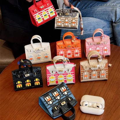 Birkin Geïnspireerde Mini Handtas - Platina Tas Charme