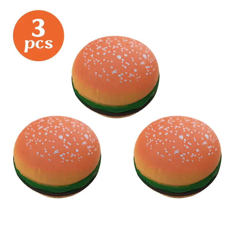 Pinda Maïs Burger Squishy Set - Zacht Anti-Stress Fidget Speelgoed