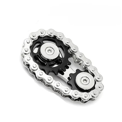 Metalen Ketting & Tandwiel Fidget Spinner