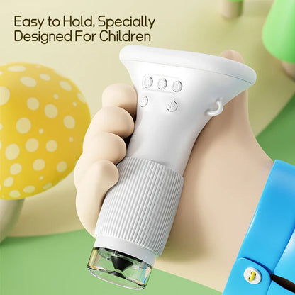 Handheld 1000X Mini Microscoop voor Kinderen - Buiten STEM Wetenschaps Speelgoed, 2.0 Inch Pocket Lab Tool