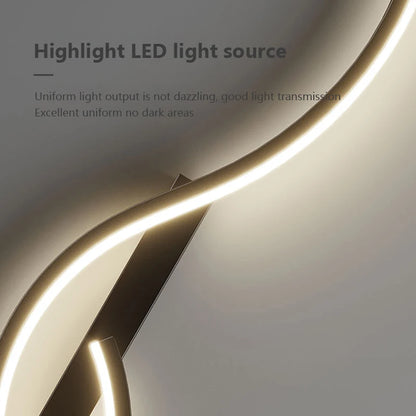 Moderne LED Wandlamp Minimalistische Led Verlichting Slaapkamer Bedlamp Lang Strip Wandlampen Woonkamer Bank Binnenverlichting