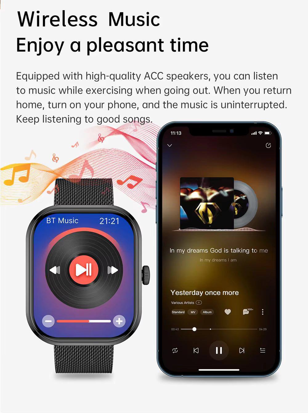 2025 Gezondheids Smartwatch BP+ECG+HRV+BG Monitor met SpO2, Hartslag, Slaap & Fitness Tracking