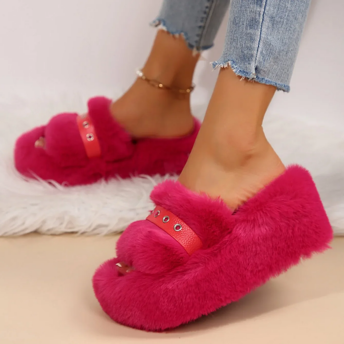 Chique Sleehakpantoffels