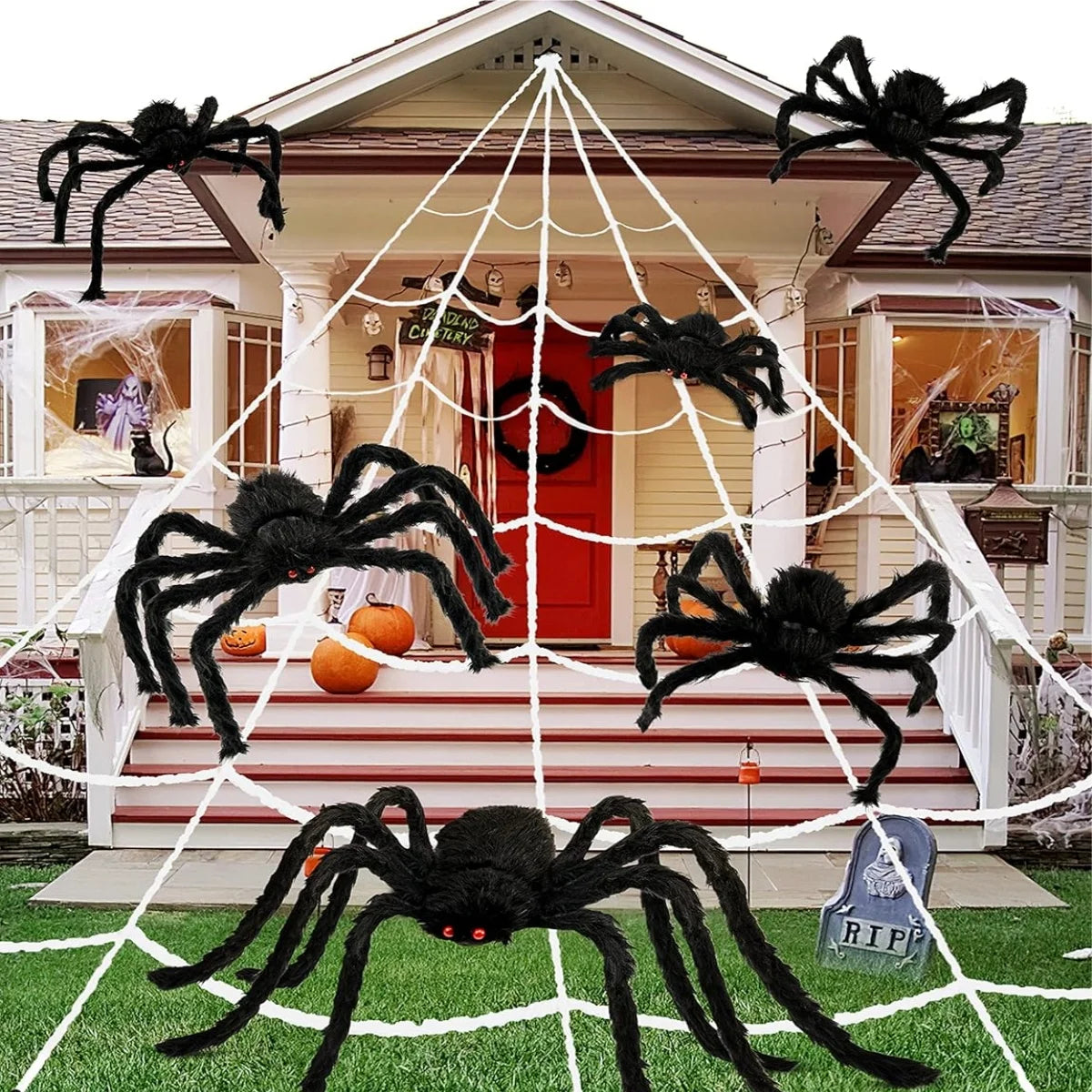 Grote Halloween Spin Decoratie - Pluche Buiten Spin Prop