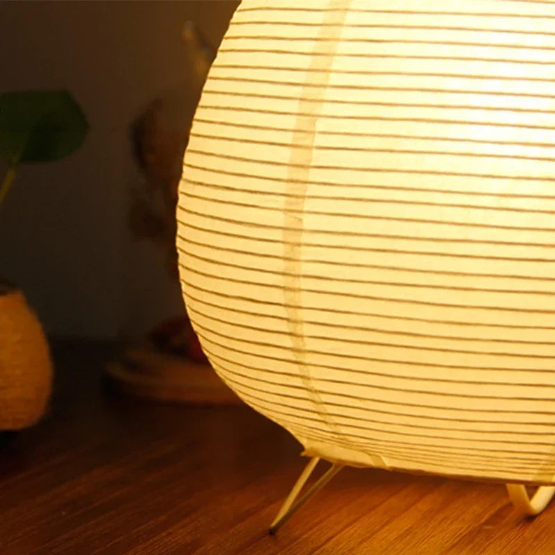 Moderne Rijstpapier LED Tafellamp