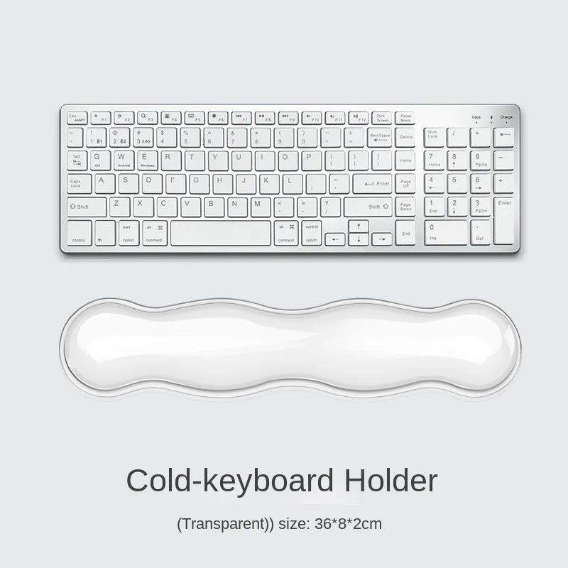 Koelende Gel Toetsenbord en Muis Polssteun Set - Ergonomische Steun