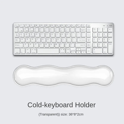 Koelende Gel Toetsenbord en Muis Polssteun Set - Ergonomische Steun