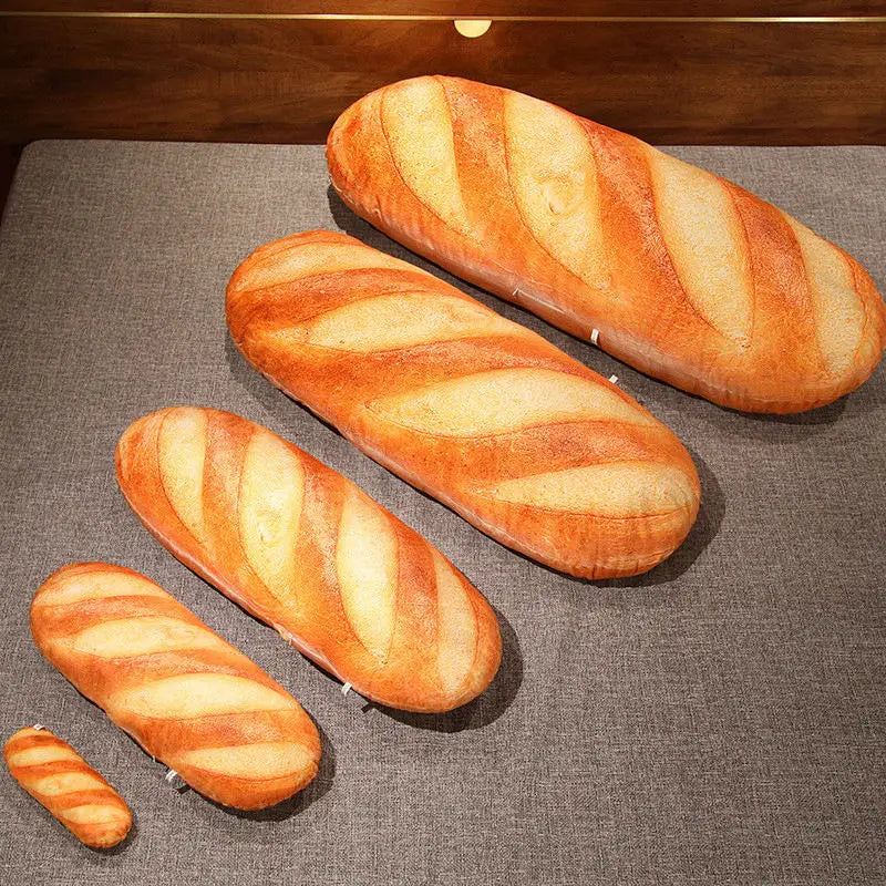 Realistisch Stokbrood Pluche Kussen - Baguette Knuffel Kussen
