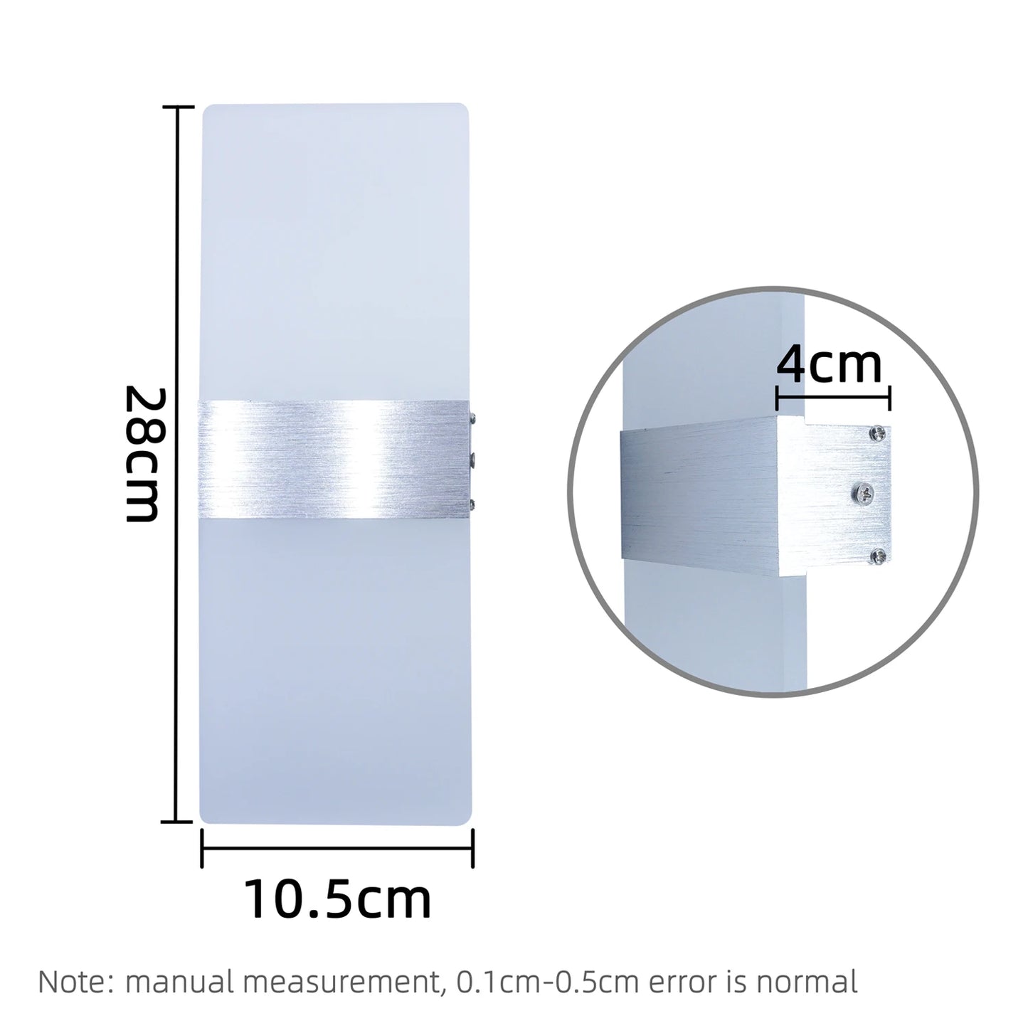 Moderne Minimalistische LED Wandlamp