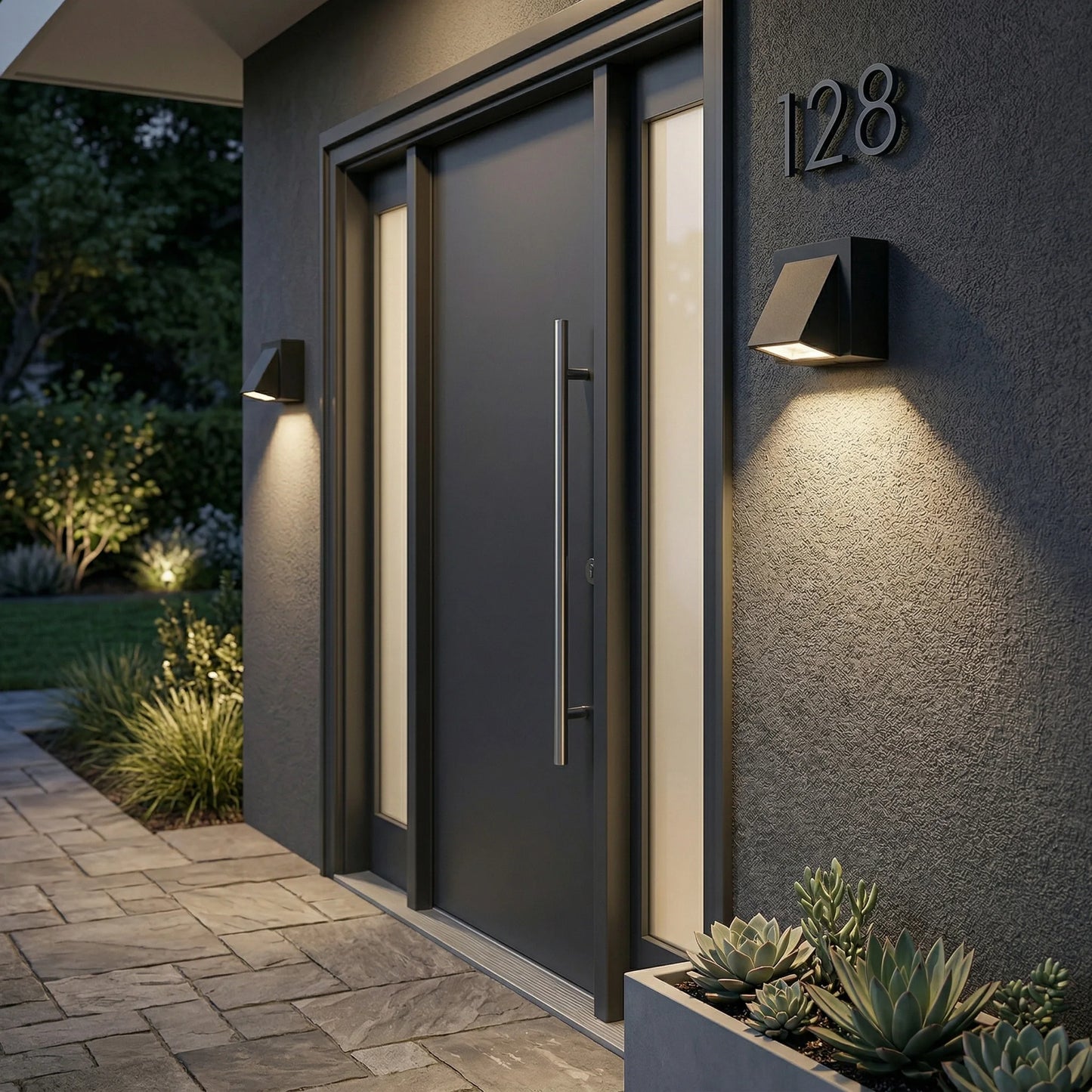 Moderne Vierkante LED Wandlamp