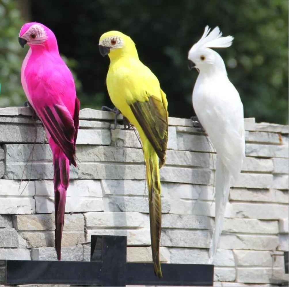 Realistische Kunst Papegaai met Veren - Tuin & Terras Decoratie