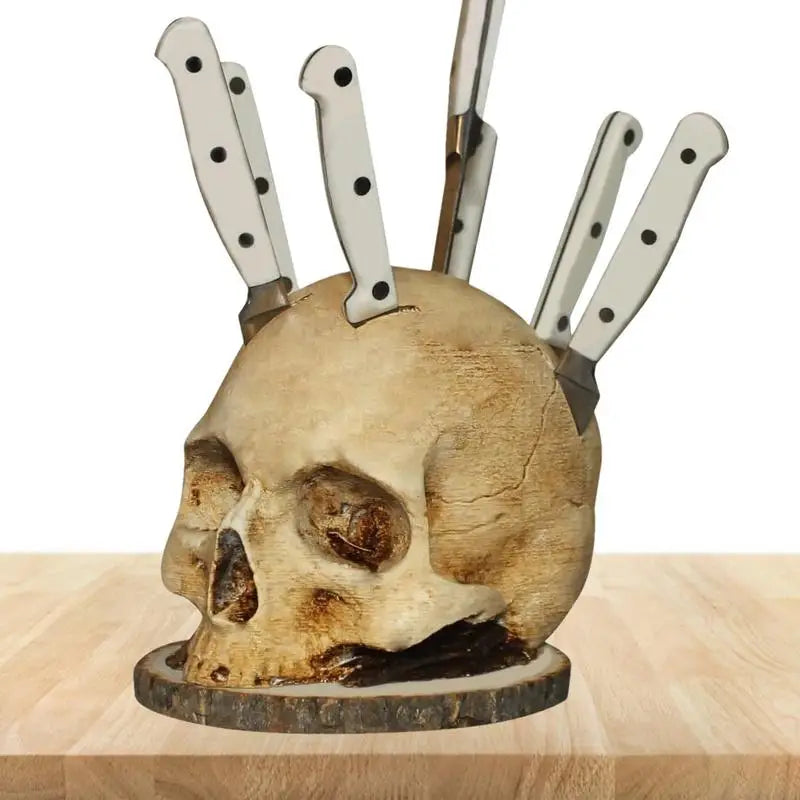 SkullSlice™ - Gotische Skulls Houders voor Messen