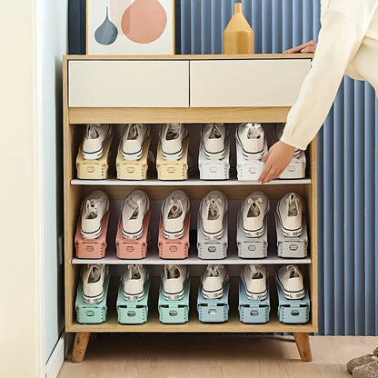 Verstelbare Schoenen-Stackers - Dubbellaagse Ruimtebesparende Organizers