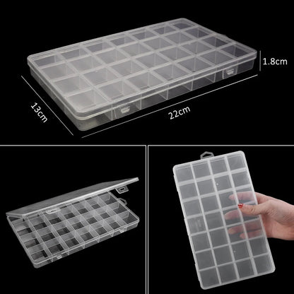 Transparante Plastic Sorteerdoos - Verstelbare Vakken Organizer