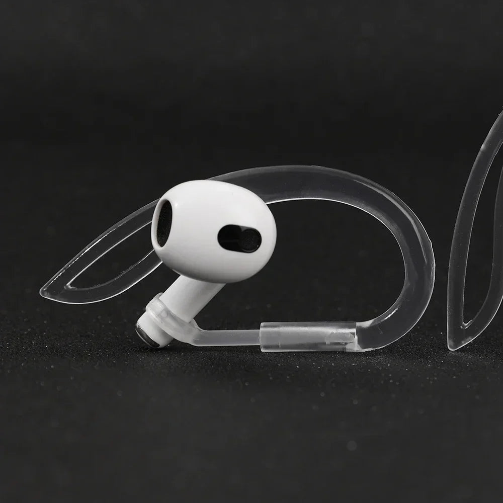 Transparante Siliconen Oorhaakjes voor Airpods Verstelbare Antislip Sportaccessoires