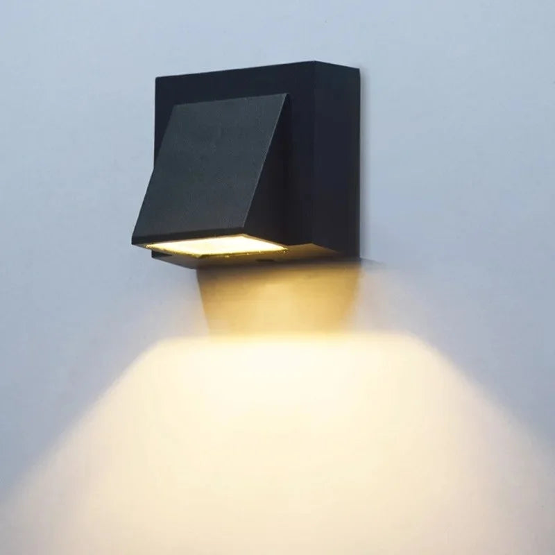 Moderne Vierkante LED Wandlamp