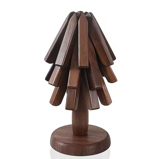 EcoCoasters | Houten Onderzetters Kerstboom