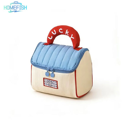 HOMEFISH Schattige Toilettas & Make-up Tas - Waterdichte Organizer