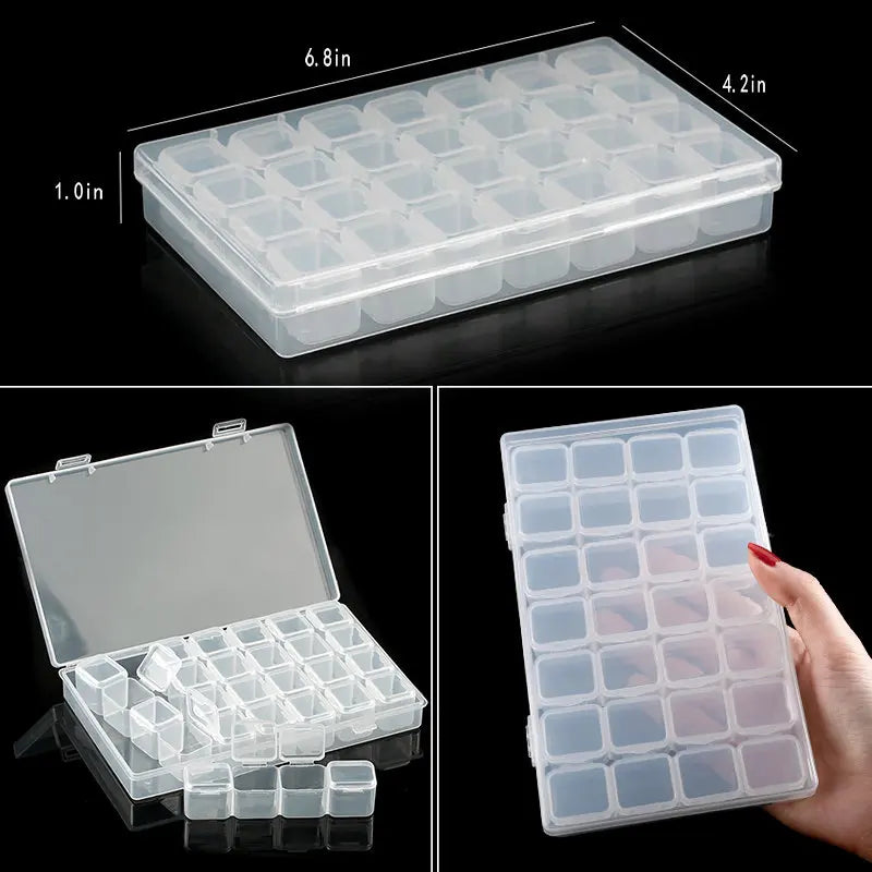 Transparante Plastic Sorteerdoos - Verstelbare Vakken Organizer
