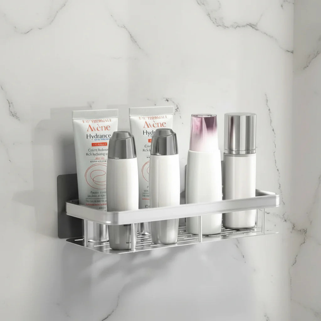 NORDICSHELF - Plank met Lijm voor de Badkamer – Boorvrij & Stijlvol voor Elke Badkamer