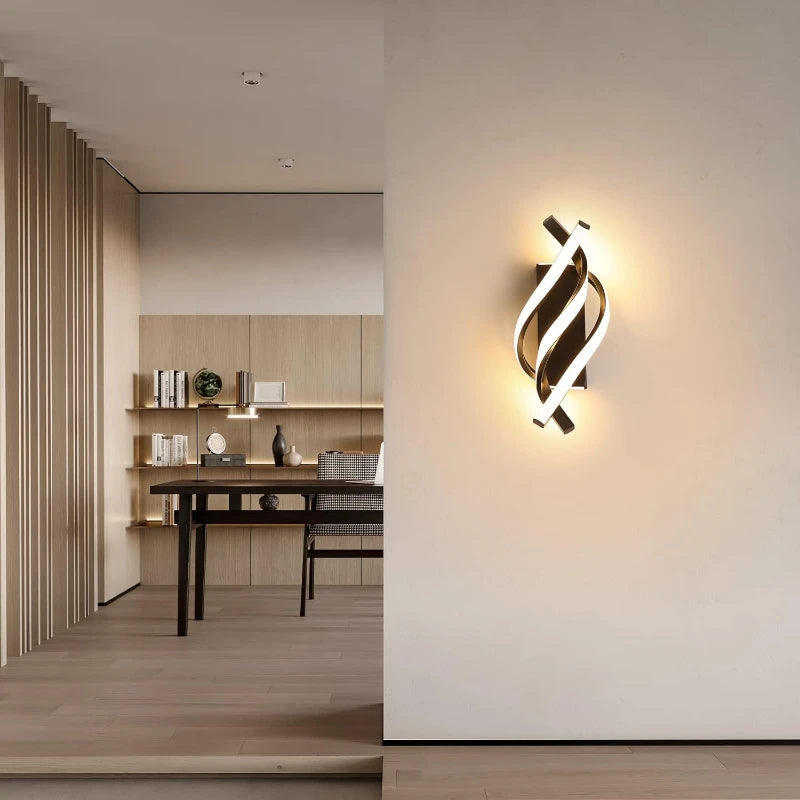 Moderne Wave LED Wandlamp
