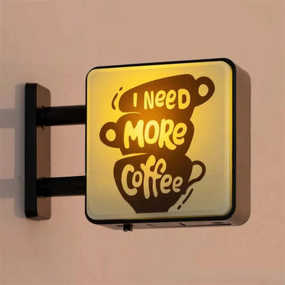 LED Koffie Hoek Verlichte Koelkast Magneet