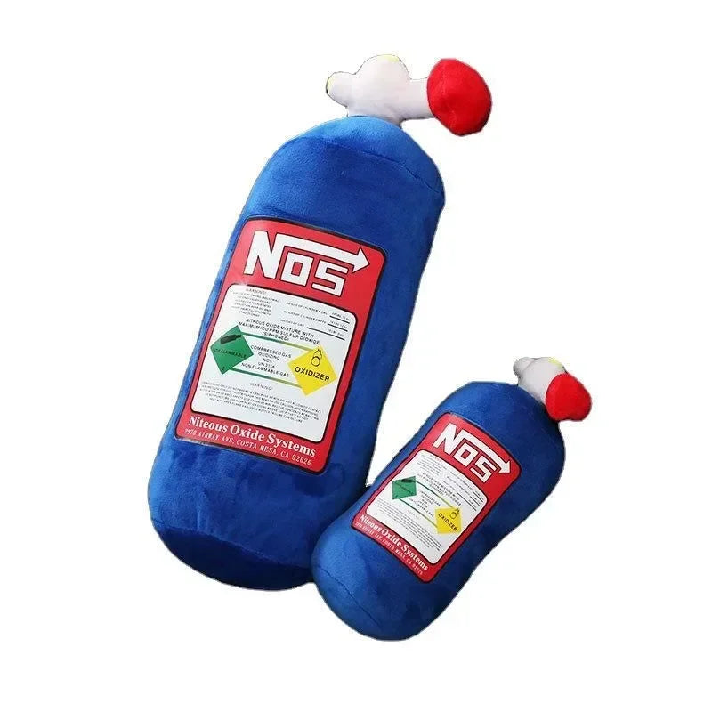 Nieuwe Auto Nek Kussen Auto Hoofsteun voor Bestuurder Voor NOS Lachgas Fles Auto Decor Hoofsteun Kussen Pluche Kussen Auto Onderdelen