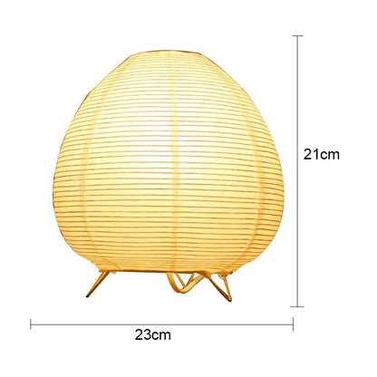 Moderne Rijstpapier LED Tafellamp