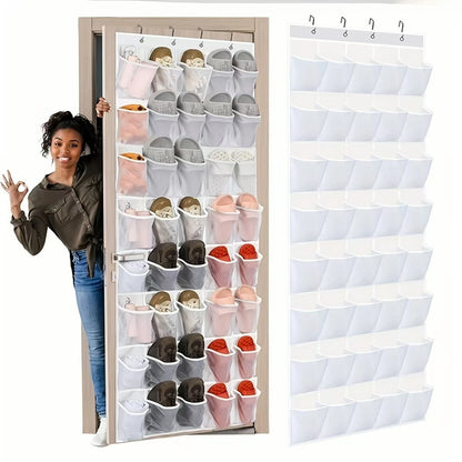 Schoenen-Organizer voor Over de Deur - Grote Gaasvakken
