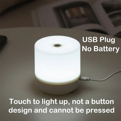 GlowEase – Compacte LED Nachtlamp met Aanraakdimming