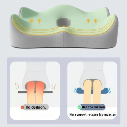3D Ergonomisch Geheugenschuim Zitkussen