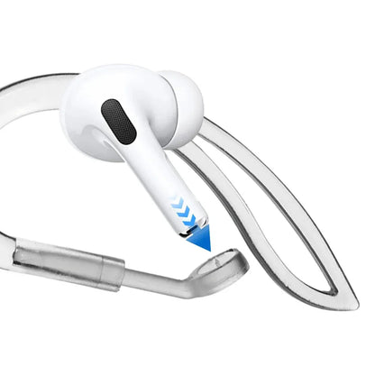 Transparante Siliconen Oorhaakjes voor Airpods Verstelbare Antislip Sportaccessoires
