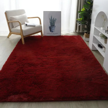 VIKAMA Zacht Zijdewollen Vloerkleed - Scandinavisch Antislip Kleed