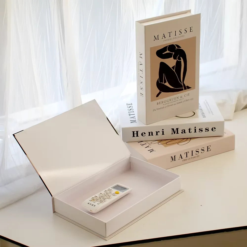 Luxe Geopende Faux Boek Opbergdoos - Salontafel Decoratie