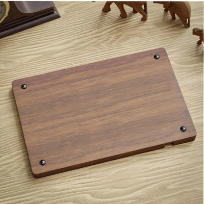 Houten Bureau Organizer Tray - Massief Houten Valet Organizer