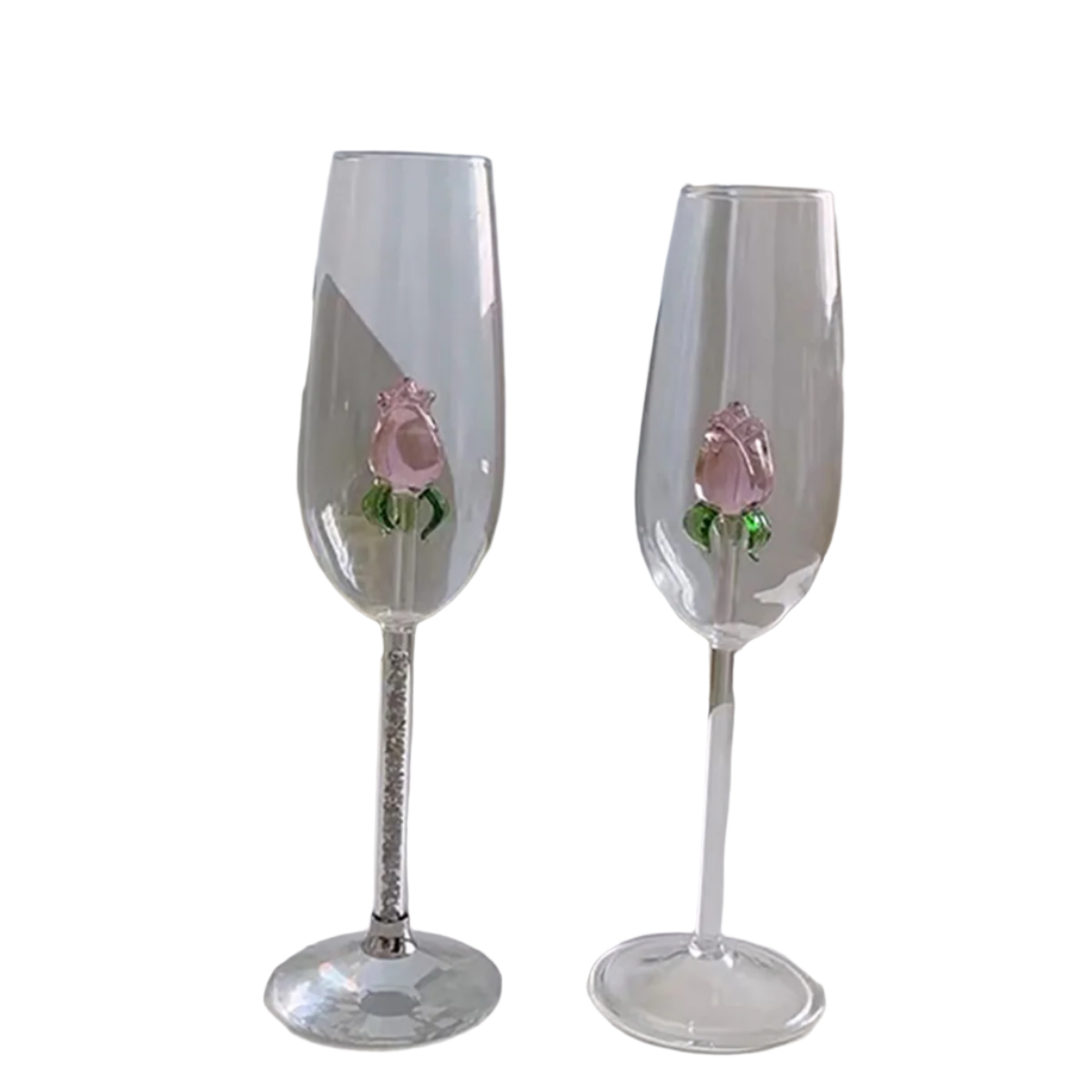 LuxeFleur Glas Set (2 stuks)