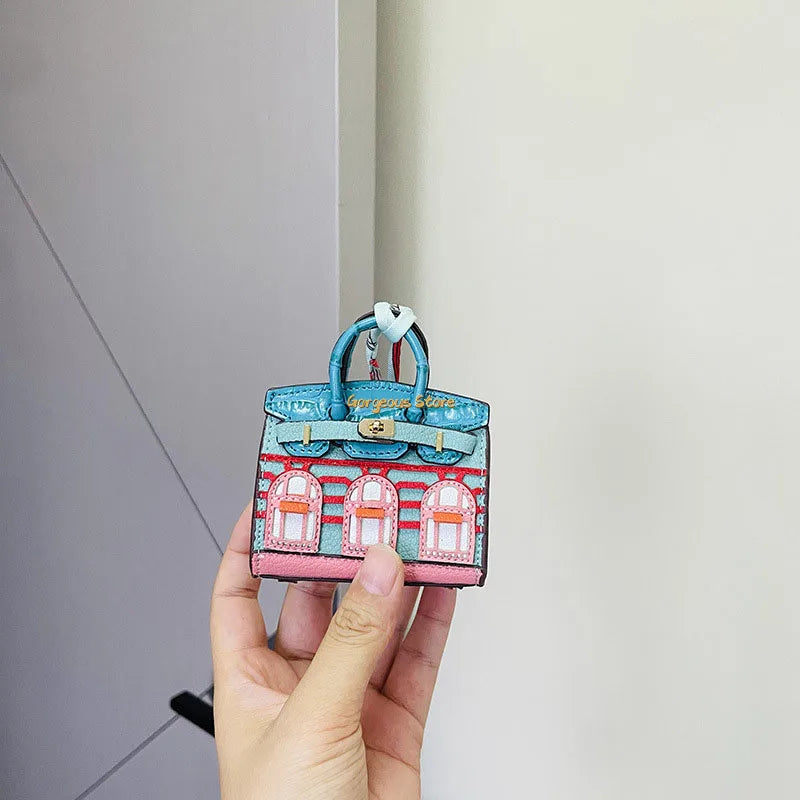 Birkin Geïnspireerde Mini Handtas - Platina Tas Charme