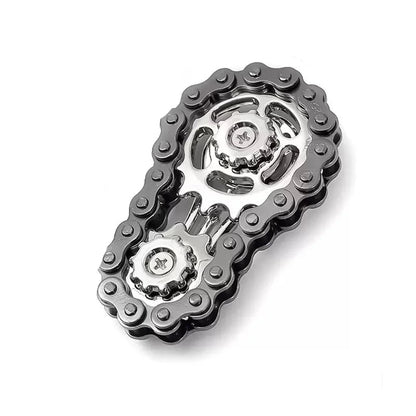 Metalen Ketting & Tandwiel Fidget Spinner