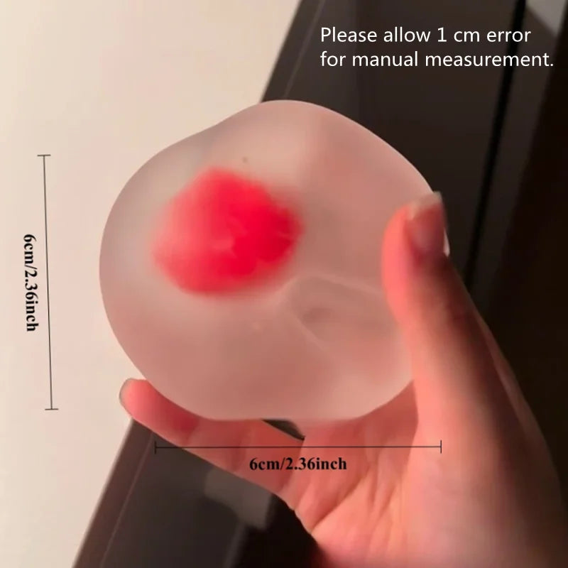 Aardbei Mochi Squishy - Slow Rebound Anti-Stress Fidget Toy