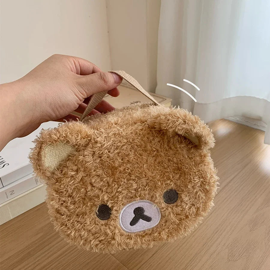 Kawaii Rilakkuma Pluche Beer Make-up Tas - Zacht Cosmetica Etui